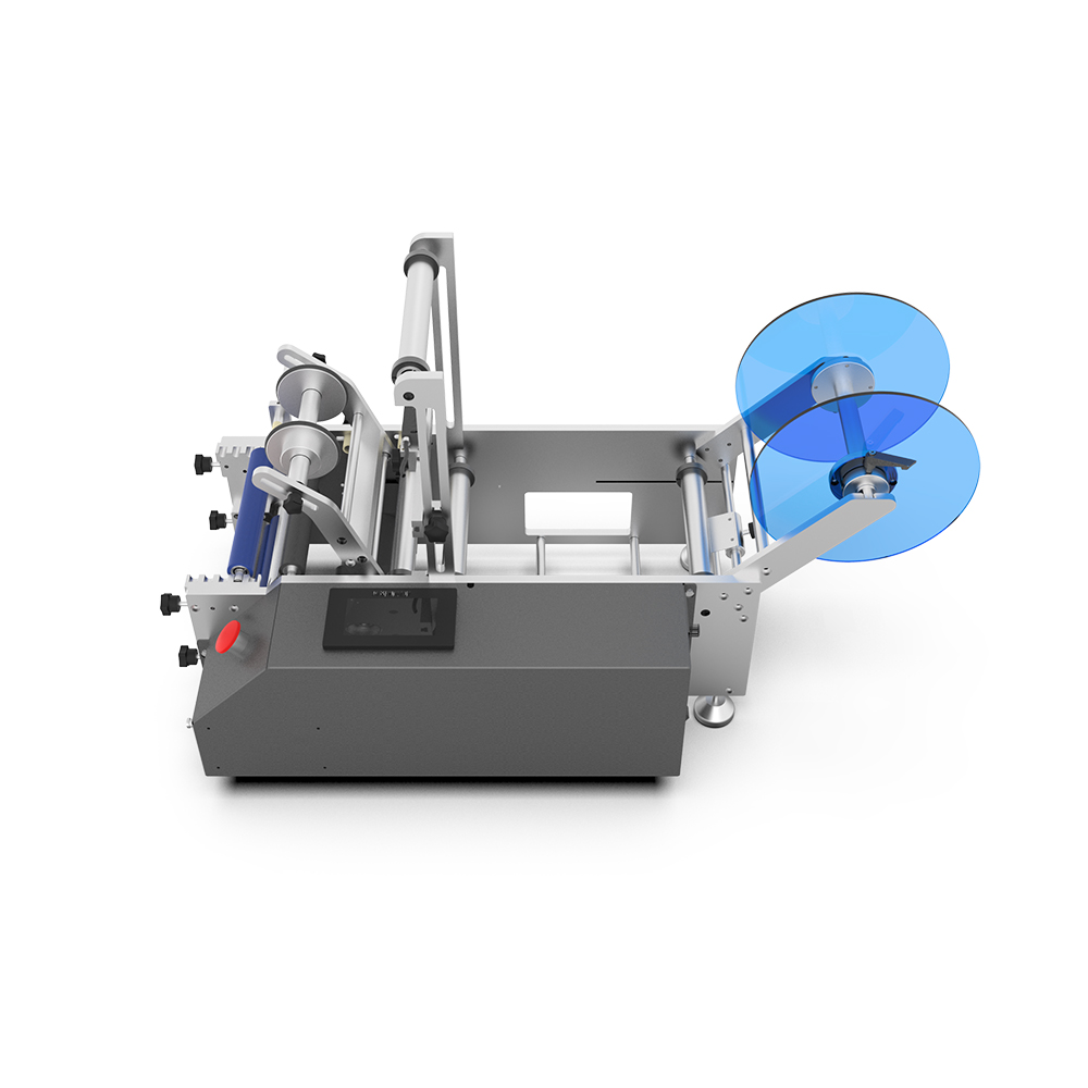 半自動圓瓶貼標機