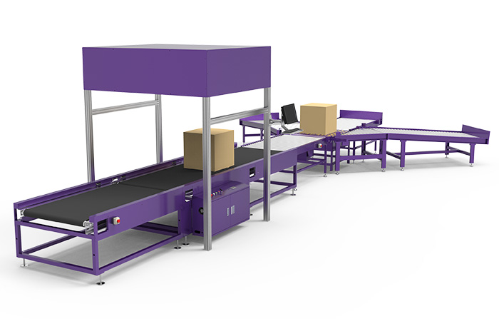 掃碼稱重量方一體機：重量體積一掃即知！